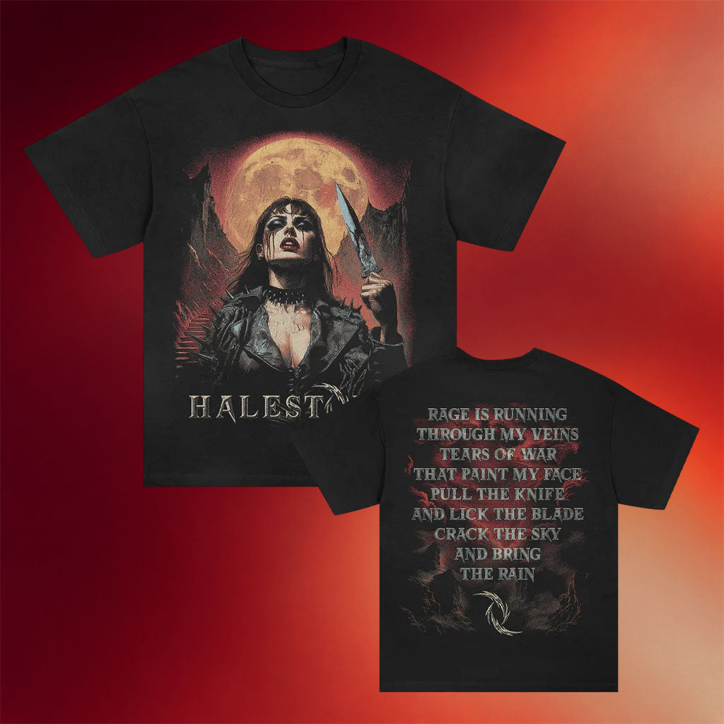Halestorm Rocks Merch 2026 Pull The Knife T-Shirt Black Halestorm Shirt Gifts For Music Fans