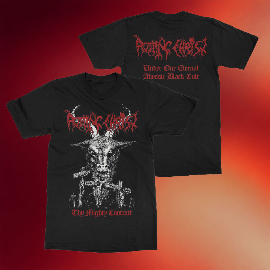 Indiemerch Merch 2026 Rotting Christ Thy Mighty Contract Goat T-Shirt Gifts For BFF