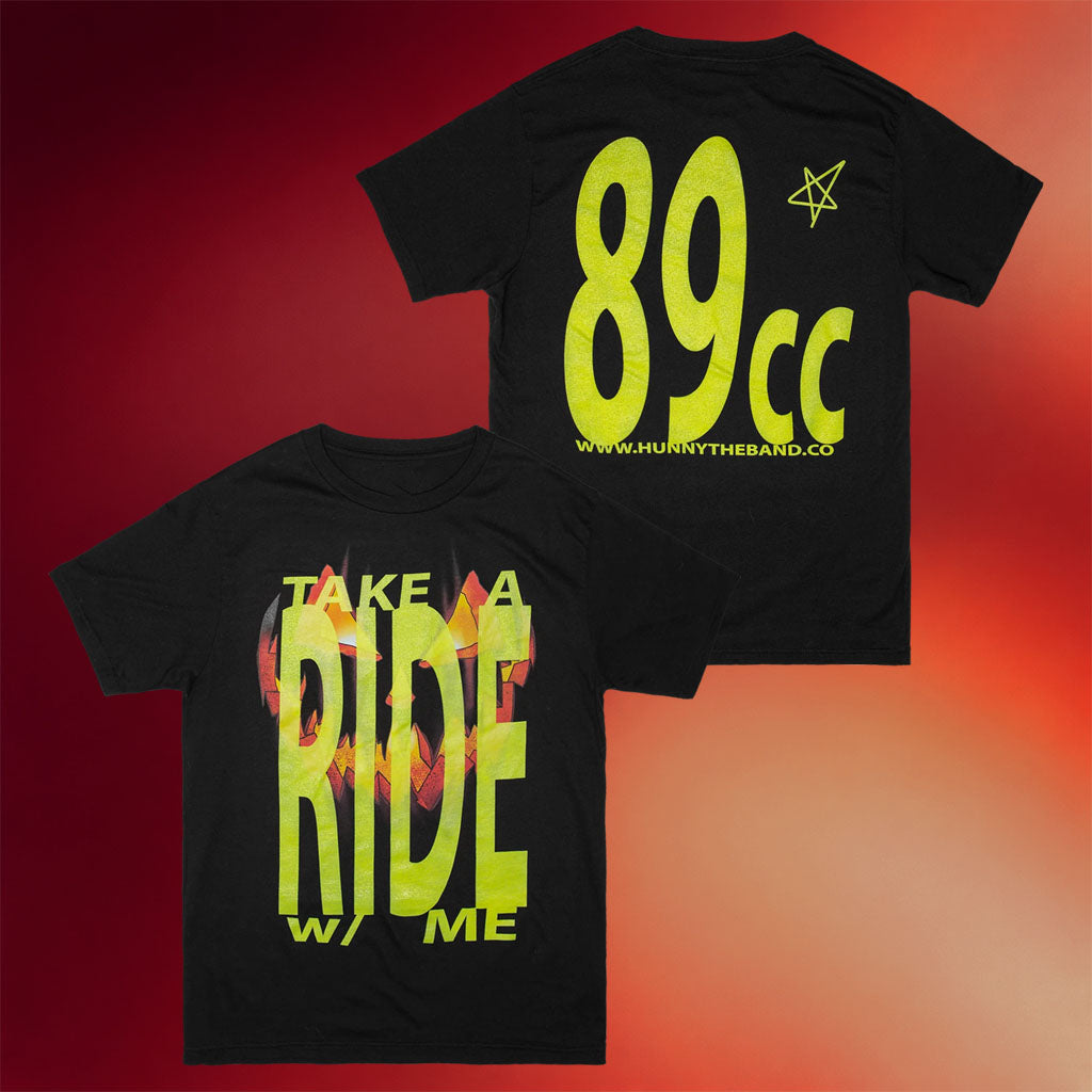 HUNNY Merch 89cc Vintage T-Shirt Take A Ride W Me Shirt 2026 Gift For Rock Lover