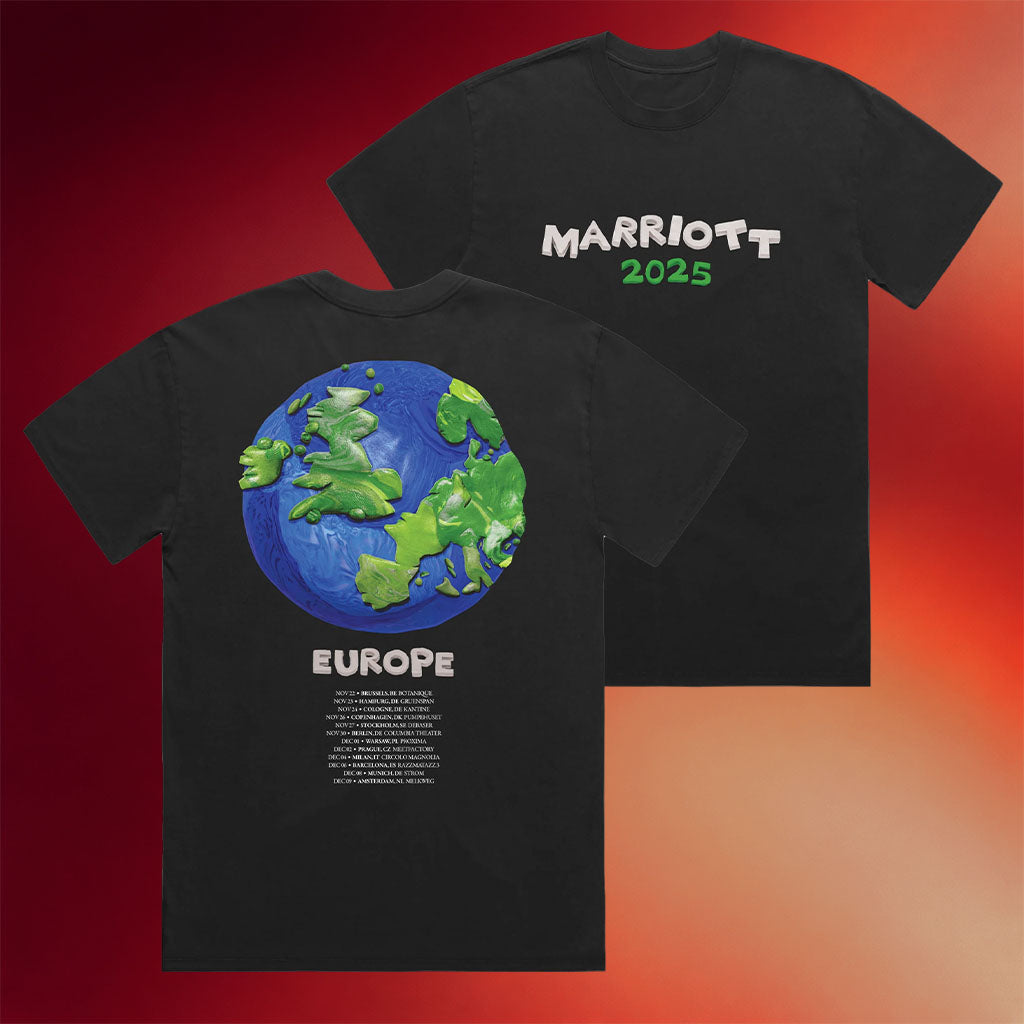 James Marriott Merch James Marriott Europe 2025 Tour Black T-Shirt Gifts For Husband