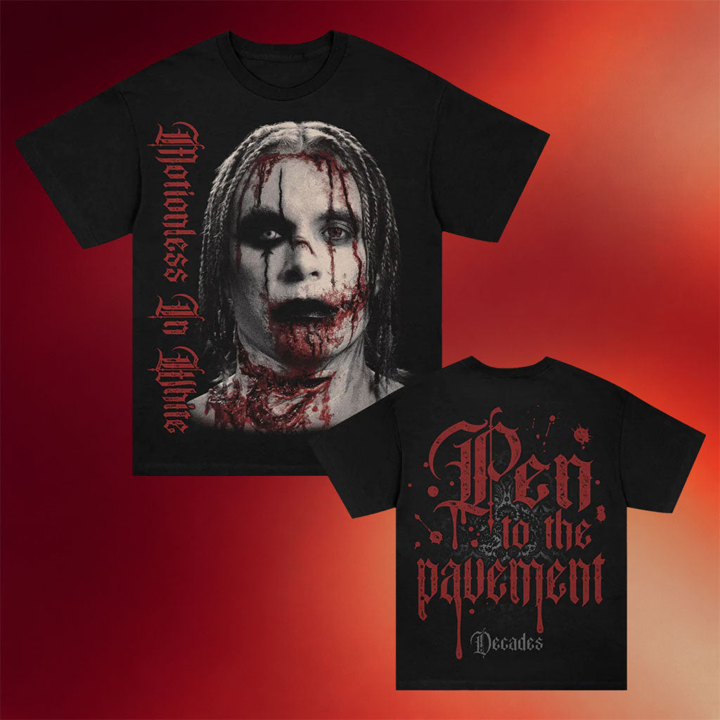 Motionless In White Merch 2026 Justin Decades T-Shirt Motionless In White T-Shirt Fan Gifts