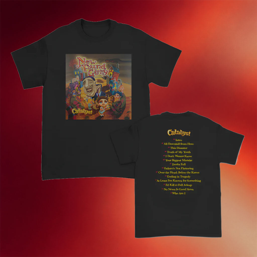 New Found Glory Merch 2026 Catalyst Album Cover T-Shirt Black Gift For Music Lovers