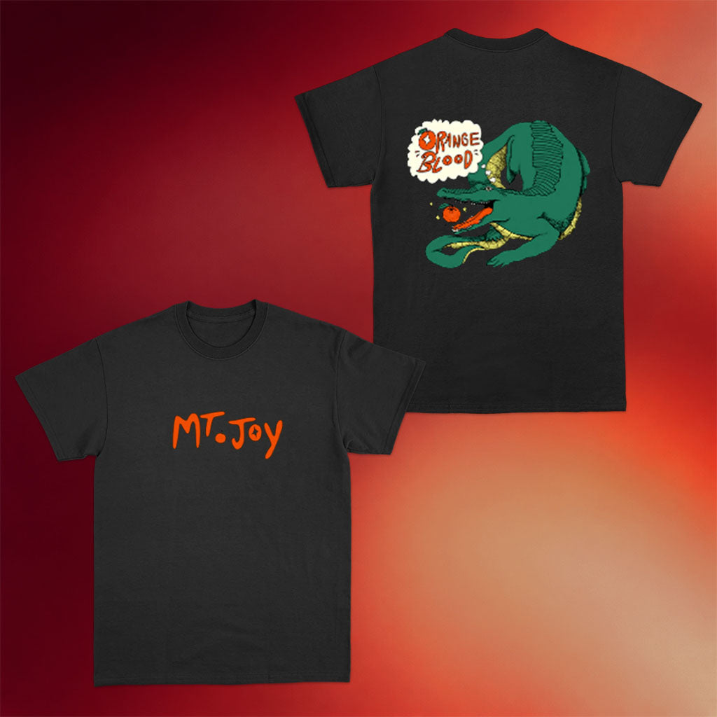 Mt Joy Merch 2026 Crocodile T-Shirt Orange Blood Shirt Gifts For Band Fans