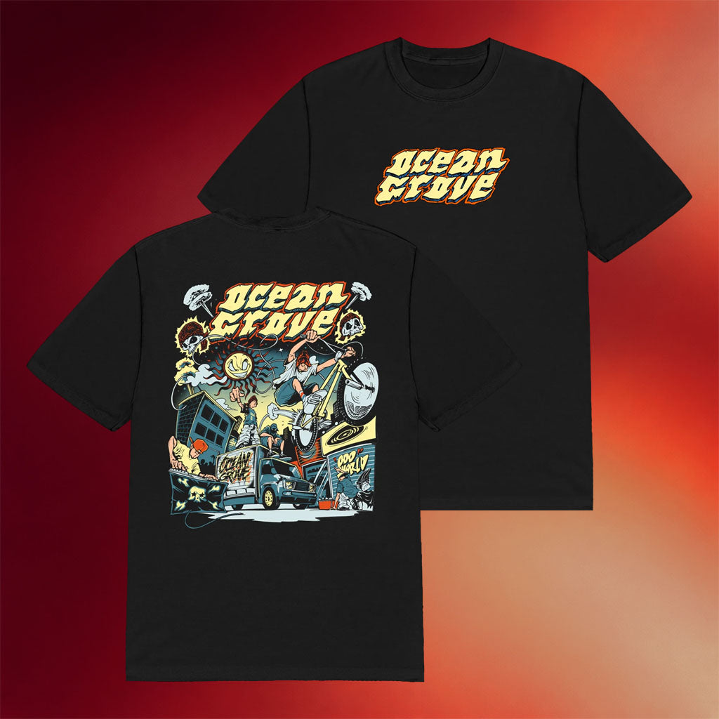 Ocean Grove Merch 2026 Street Vibe T-Shirt Black Music Lover Gift Ideas For Him