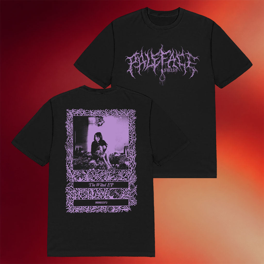 Paleface Swiss Merch Violet T-Shirt The Wilted EP Shirt Unique Gifts For Music Lovers