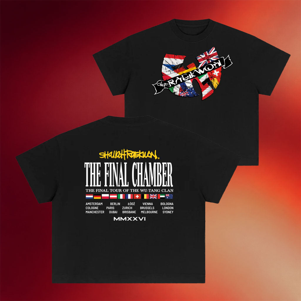 Raekwon Merch 2026 The Final Tour Black T-Shirt Raekwon Shirt Gifts For Rapper Fans