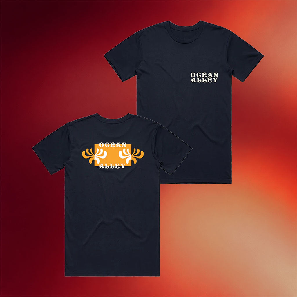 Ocean Alley Merch 2026 Argarve Navy T-Shirt Ocean Alley Band Shirt Gifts For Fans
