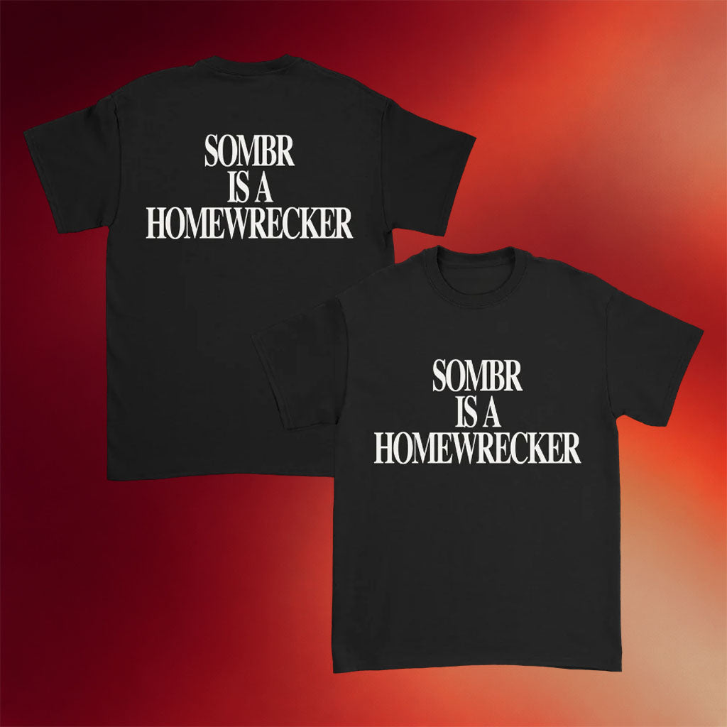 Sombr Merch 2026 Sombr Is A Homewrecker T-Shirt Unique Gifts For Music Lovers