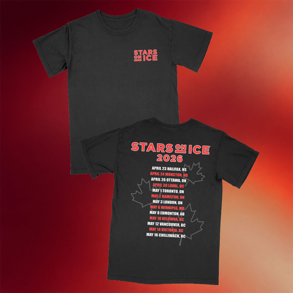 Stars On Ice Merch 2026 Canada Tour T-Shirt Figure Skating Concert Shirt Best Gifts For Fans