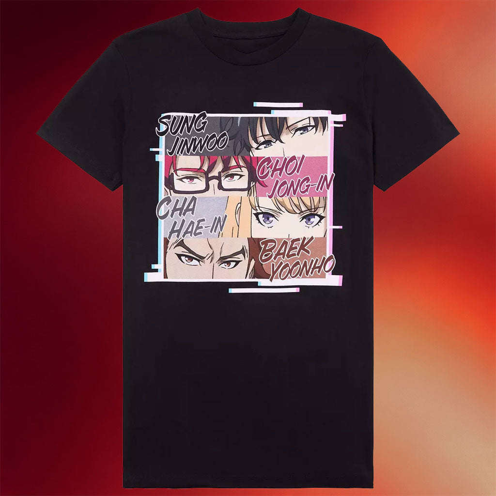 Solo Leveling Merch Solo Leveling S Rank Eyes T-Shirt Gift Ideas For Husband