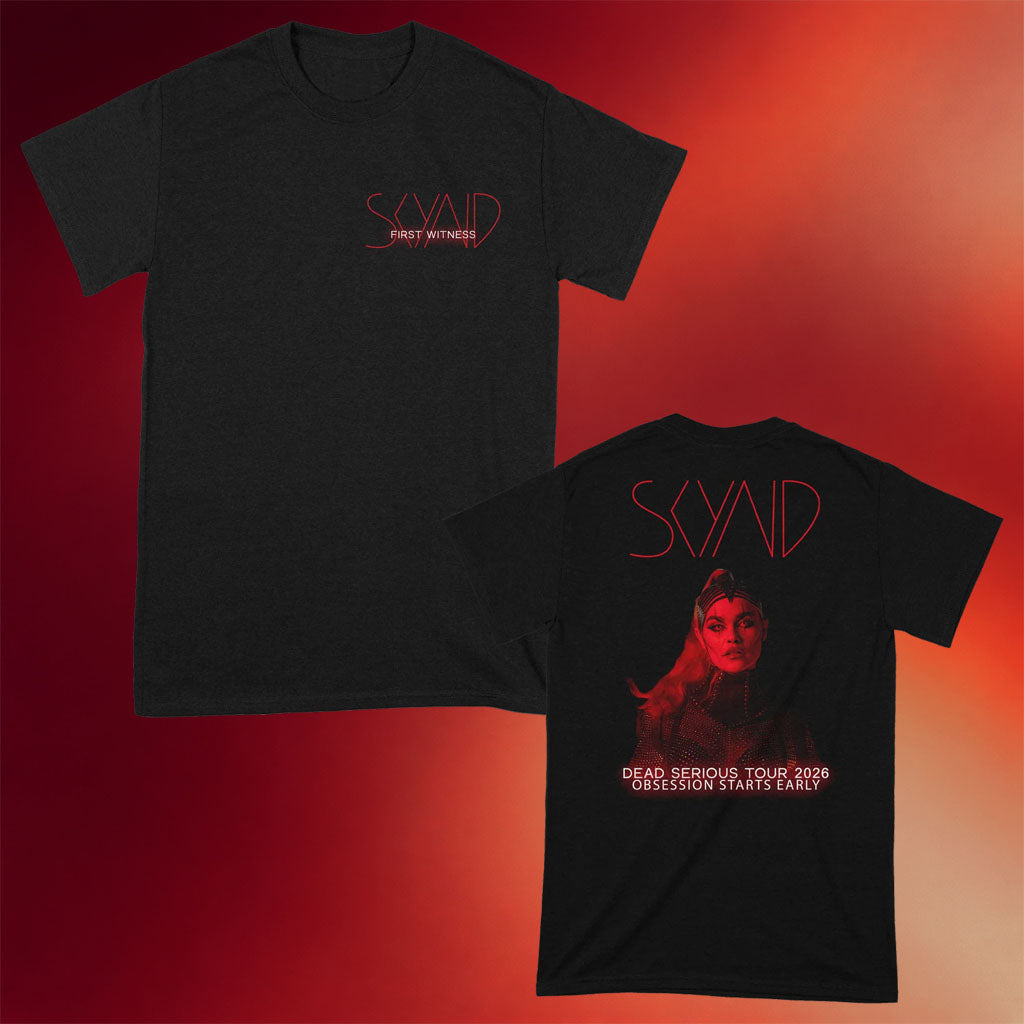 Skynd Merch 2026 First Witness T-Shirt Dead Serious Tour Shirt Present For Band Fans