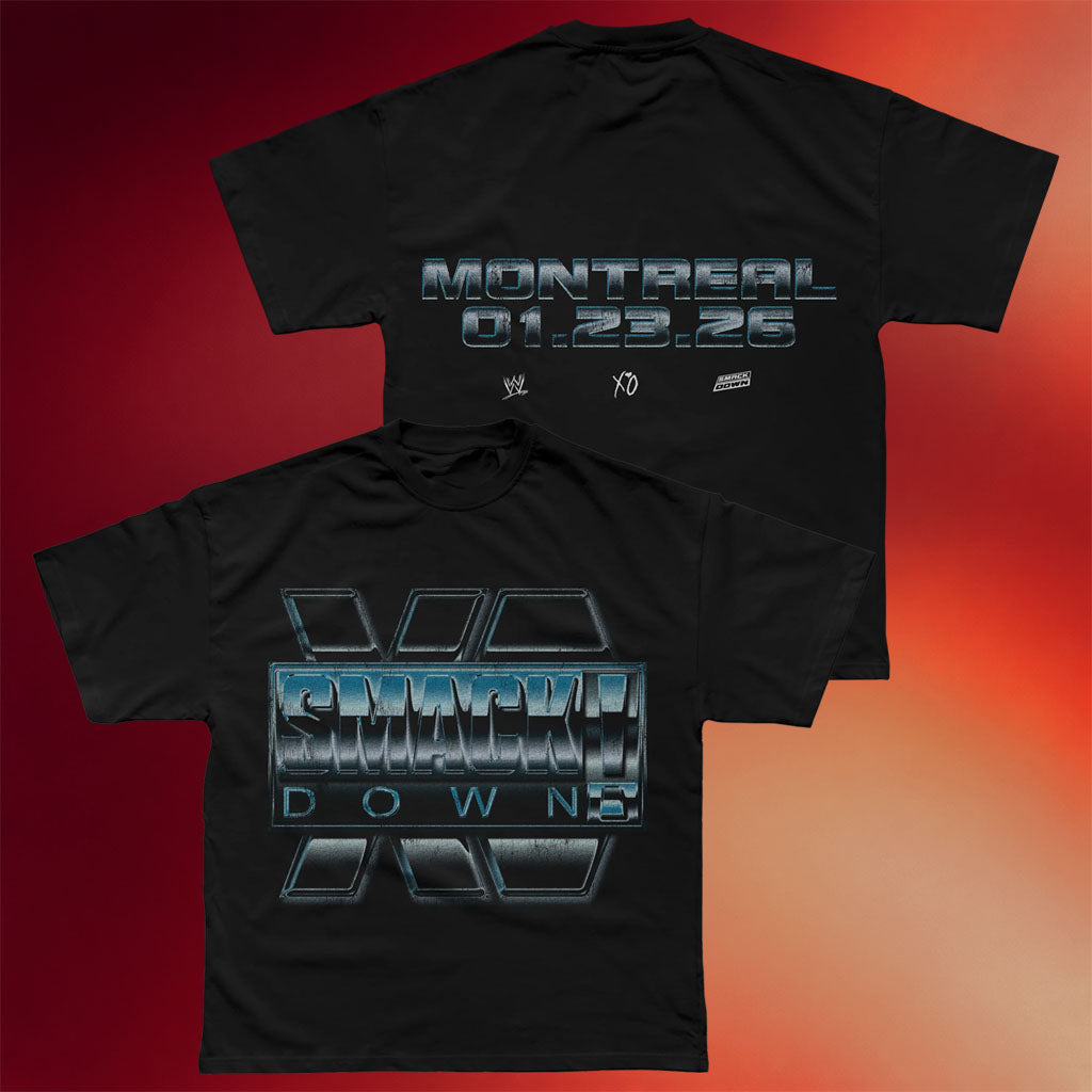 The Weeknd Merch WWE X XO Smackdown T-Shirt Montreal 01 23 26 Shirt Gifts For Fans