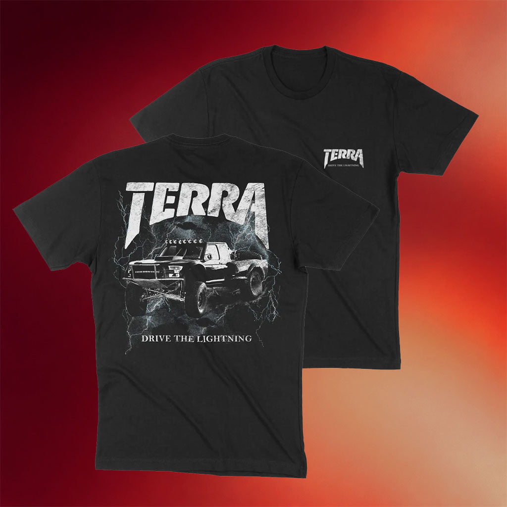 Terra Crew Merch 2026 Lightning RJ Black T-Shirt Present For Husband