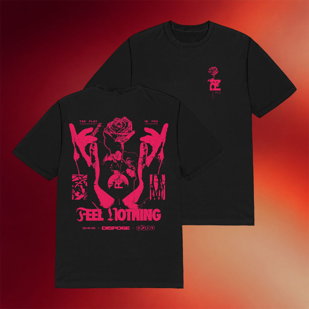 The Plot In You Merch 2026 Rose Feel Nothing T-Shirt Gift Ideas For Music Lovers