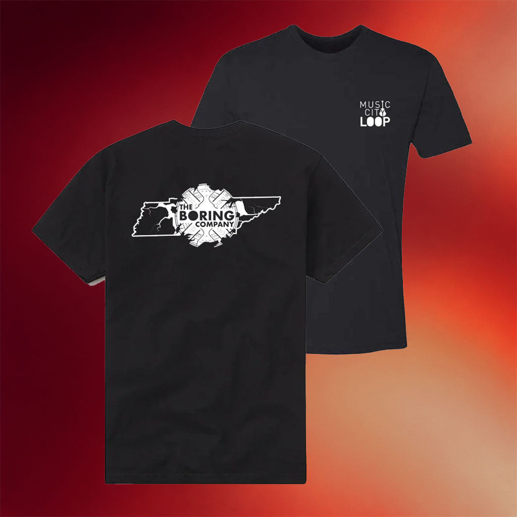 The Boring Company Merch Music City Loop T-Shirt The Boring Company Shirt Gifts For Dad