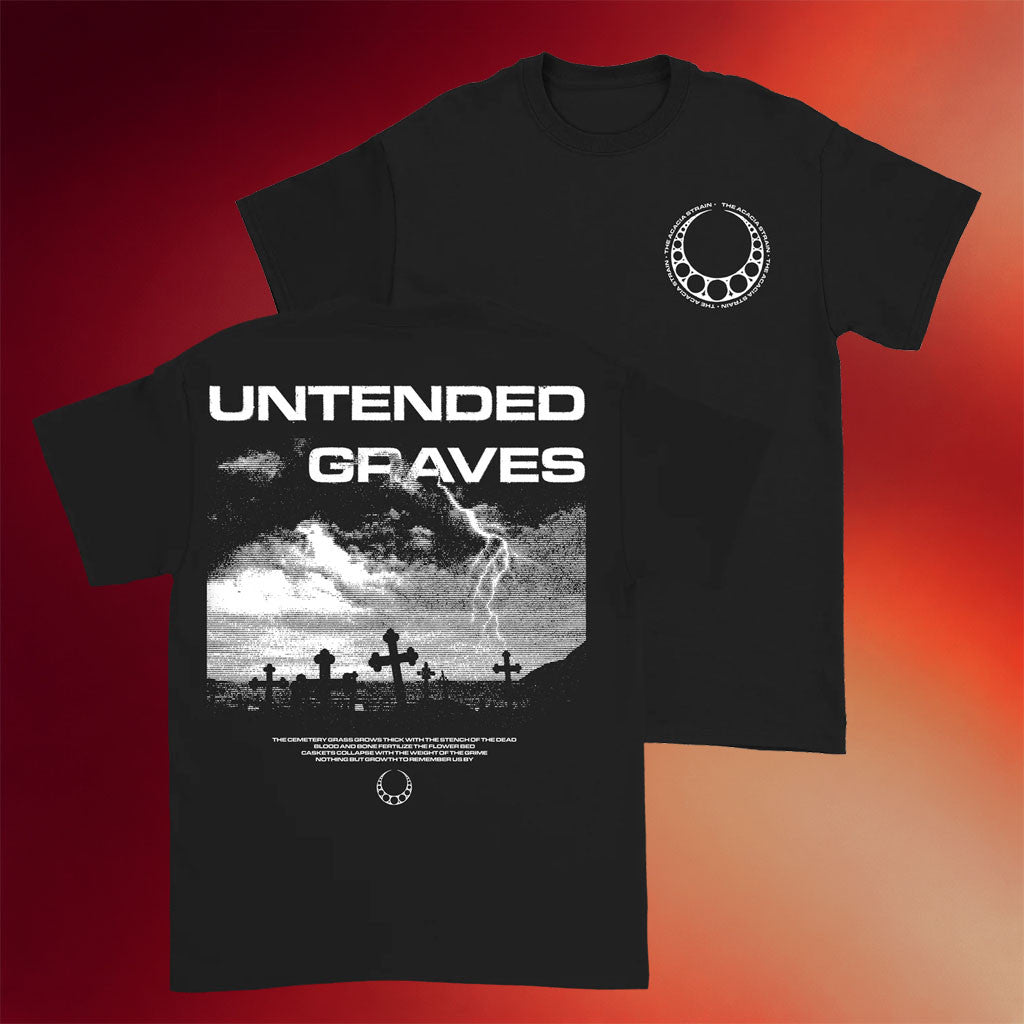 The Acacia Strain Merch 2026 Untended Graves T-Shirt Music Related Gifts For Guys
