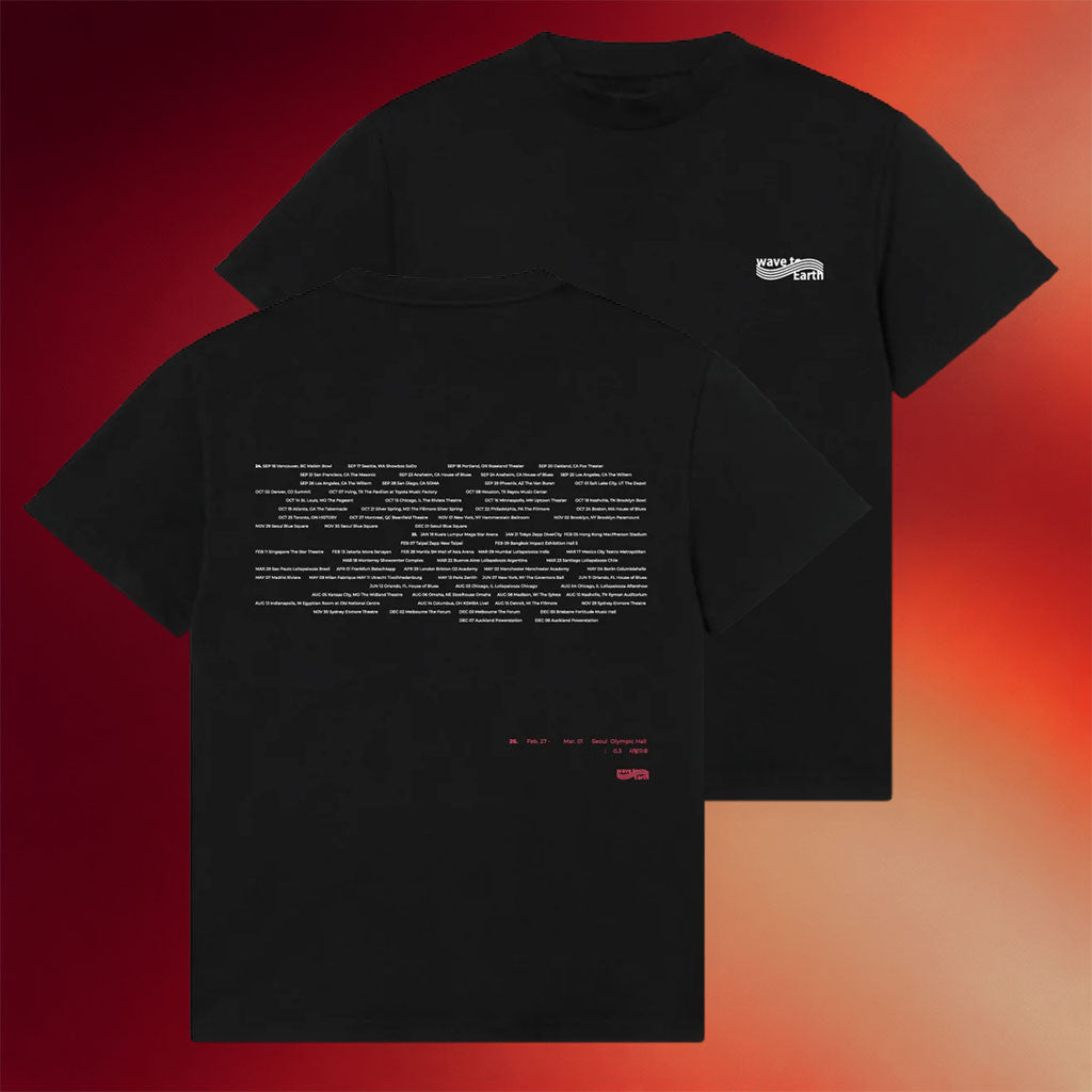 Wave To Earth Merch 2026 All Tour Date T-Shirt Wave To Earth Shirt Gifts For Rock Fans