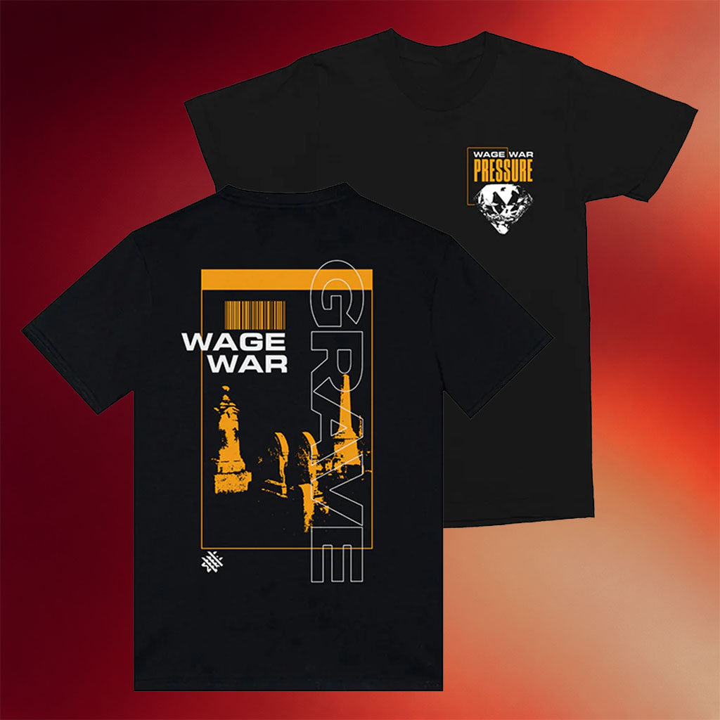 Wage War Merch 2026 Grave T-Shirt Black Presents For Music Lovers