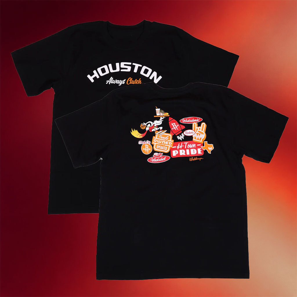 Whataburger Merch Houston Rockets X Whataburger Sticker T-Shirt Birthday Gift For Son