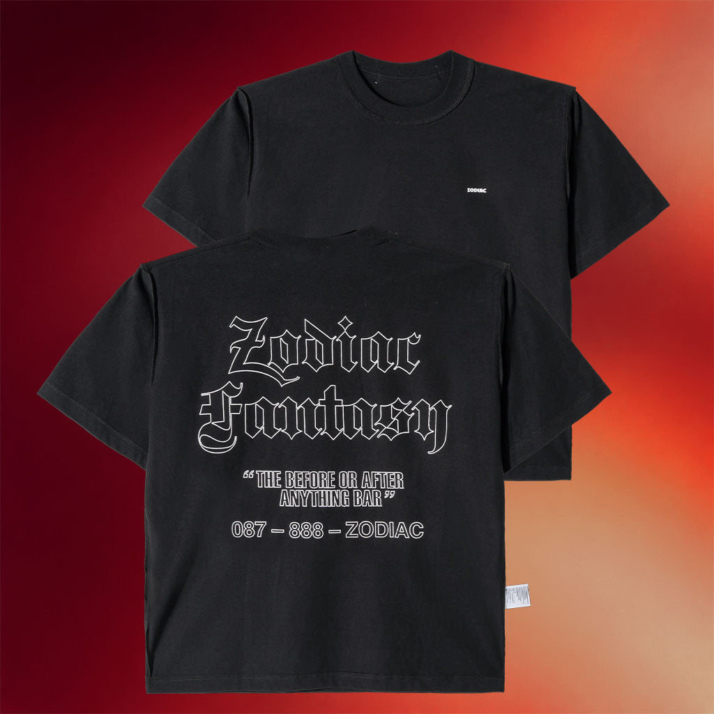 Zodiac Jakarta Merch Zodiac Fantasy T-Shirt The Before Of After Anything Bar Shirt Gift For Him