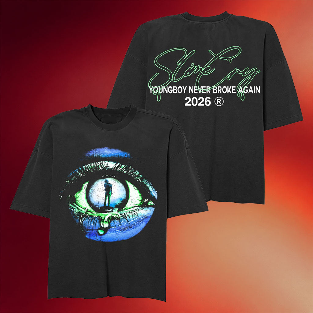 Youngboy NBA Merch 2026 Slime Cry Eye T-Shirt Never Broke Again Shirt Gifts For Rap Lovers