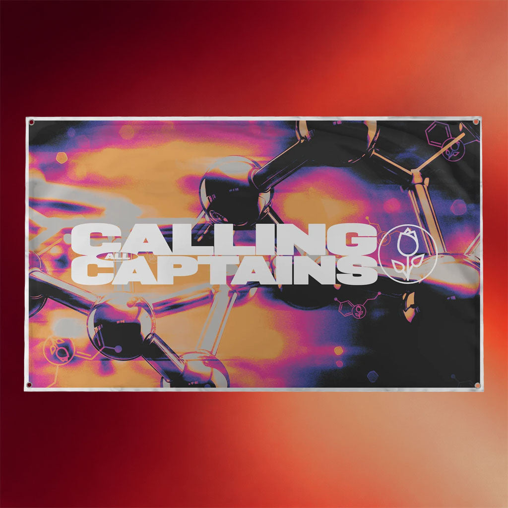 Calling All Captains Merch 2026 Tour Flag Wall Art Decor For Living Room Gifts For Music Fans