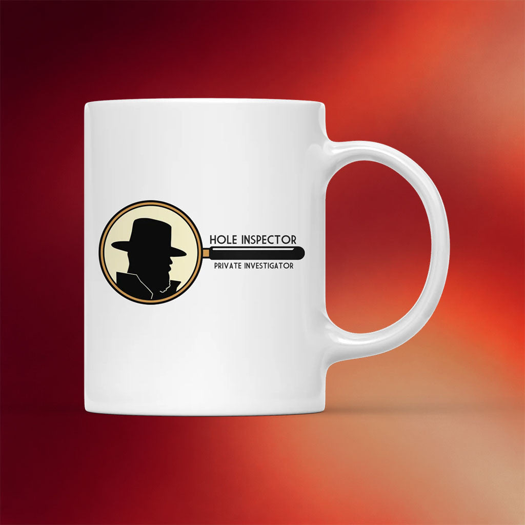 BeardPrincess Merch 2026 Hole Inspector Mug White Private Inspector Cup Gifts For Dad