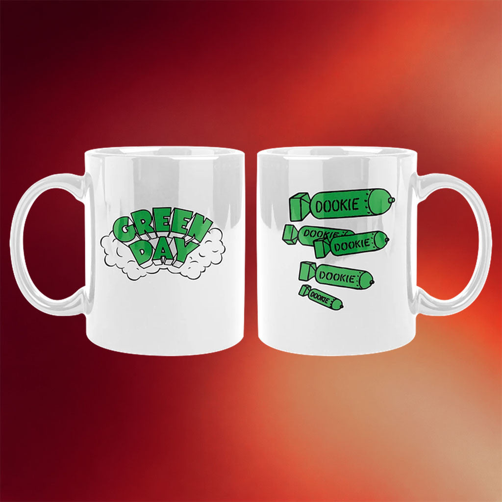 Green Day Merch Dookie Bomb Mug Green Day Mug Birthday Gift For Friends