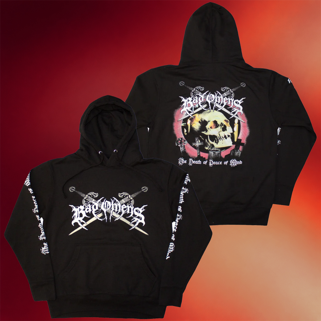 Bad Omens Merch Skull And Candles Hoodie Bad Omens Hoodie Birthday Gifts For Him