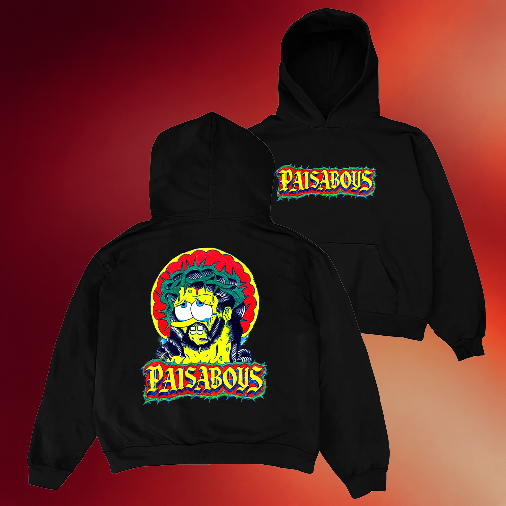 PAISABOYS Merch Jesus Esponja Hoodie Birthday Gift Ideas For Him