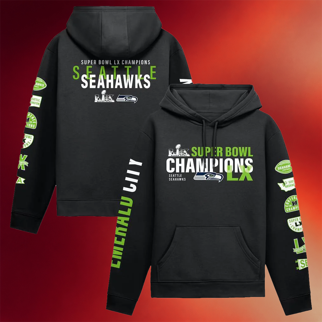 Simply Seattle Storm Merch Seattle Seahawks Super Bowl Champions Hoodie Football Fan Gift
