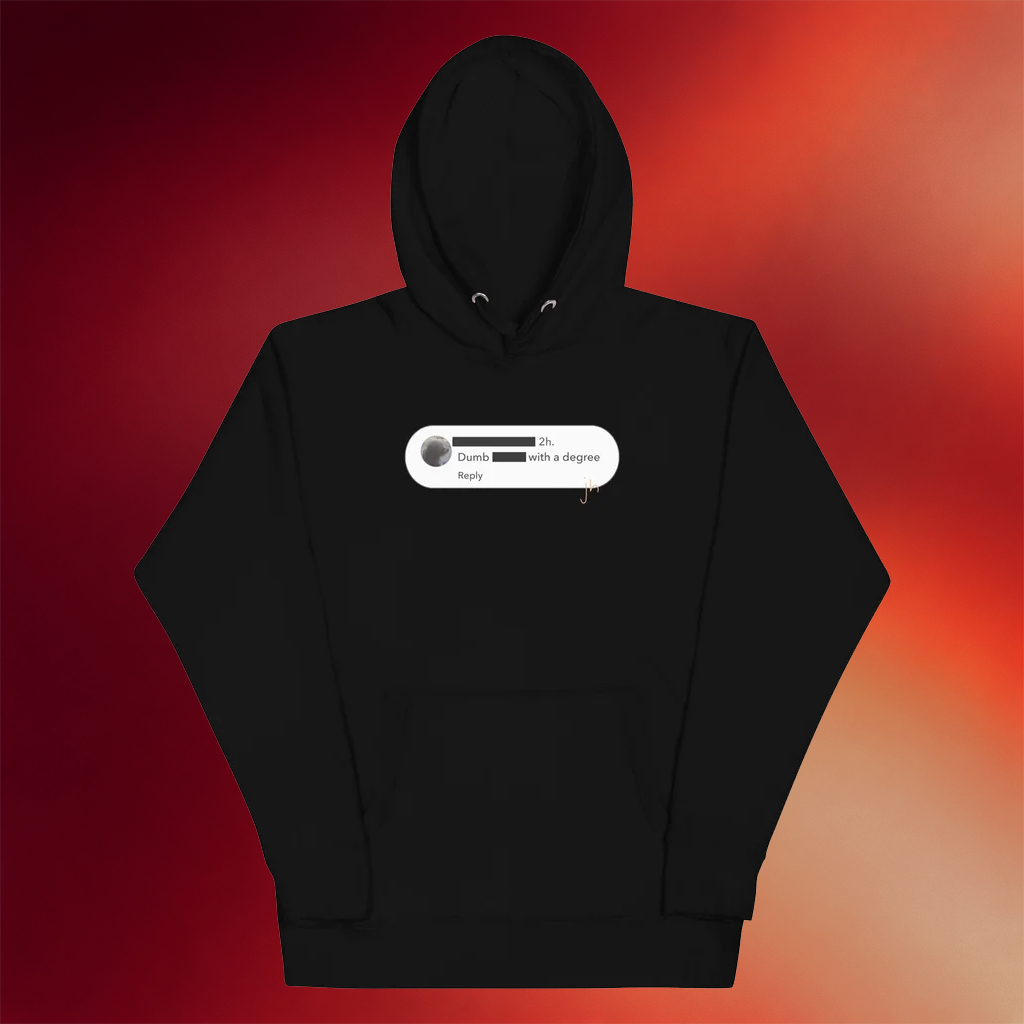 Jen Hamilton Merch Dumb With A Degree Hoodie Best Gifts For Brother