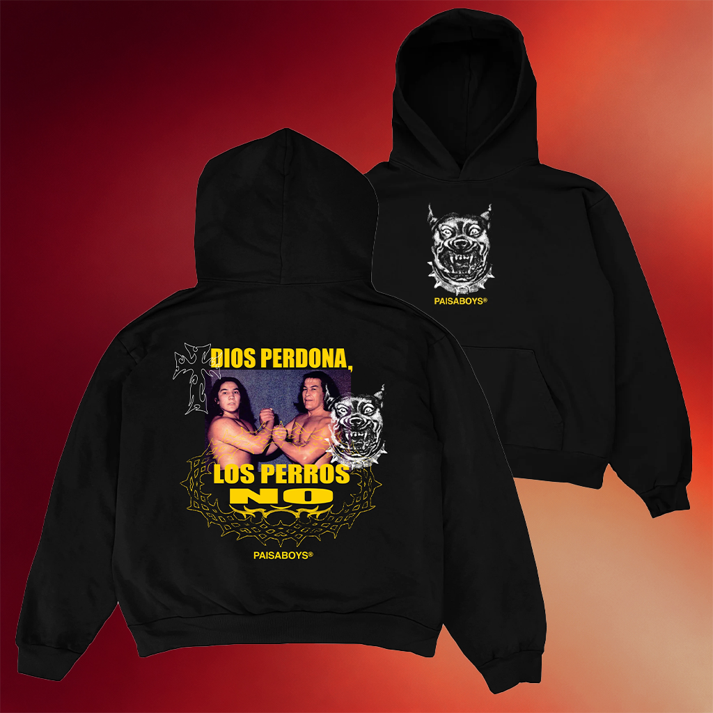 PAISABOYS Merch Perrote Hoodie Dios Perdona Los Perros No PAISABOYS Hoodie Gift Ideas For Him