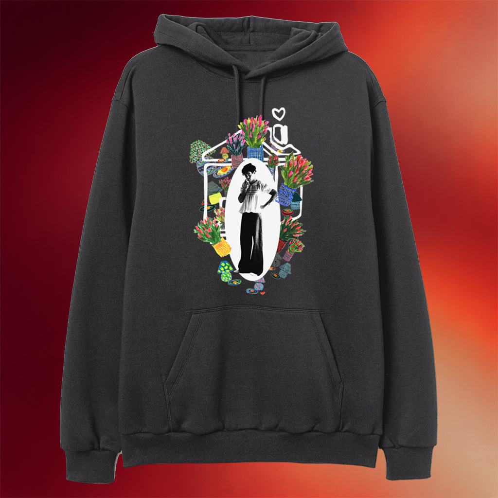 Harry Styles Merch Harry’s House Flower Collage Hoodie Gift Ideas For Girlfriend
