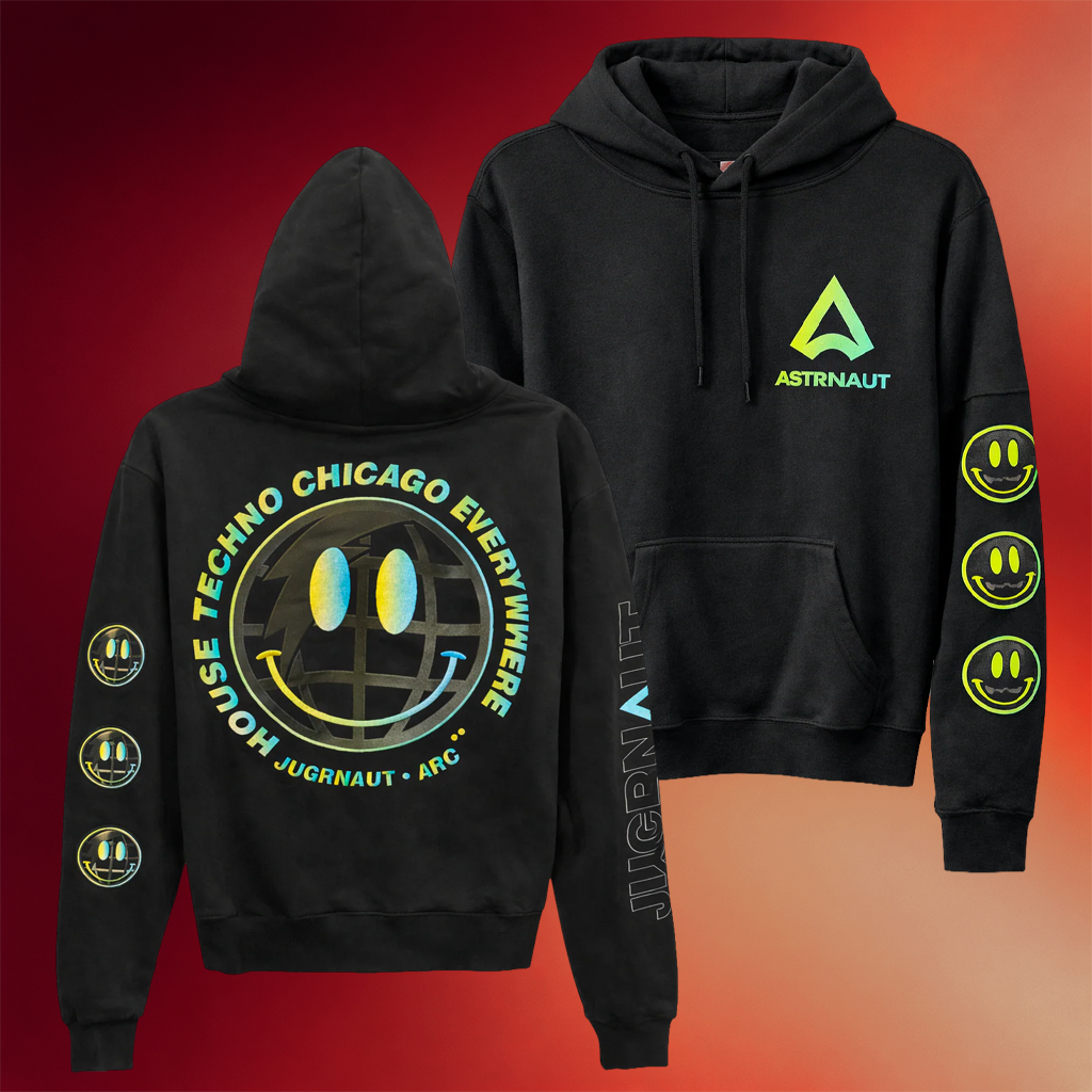 Steal Deal Merch Arc Music Festival Astronaut Hoodie Black Birthday Ideas For Him