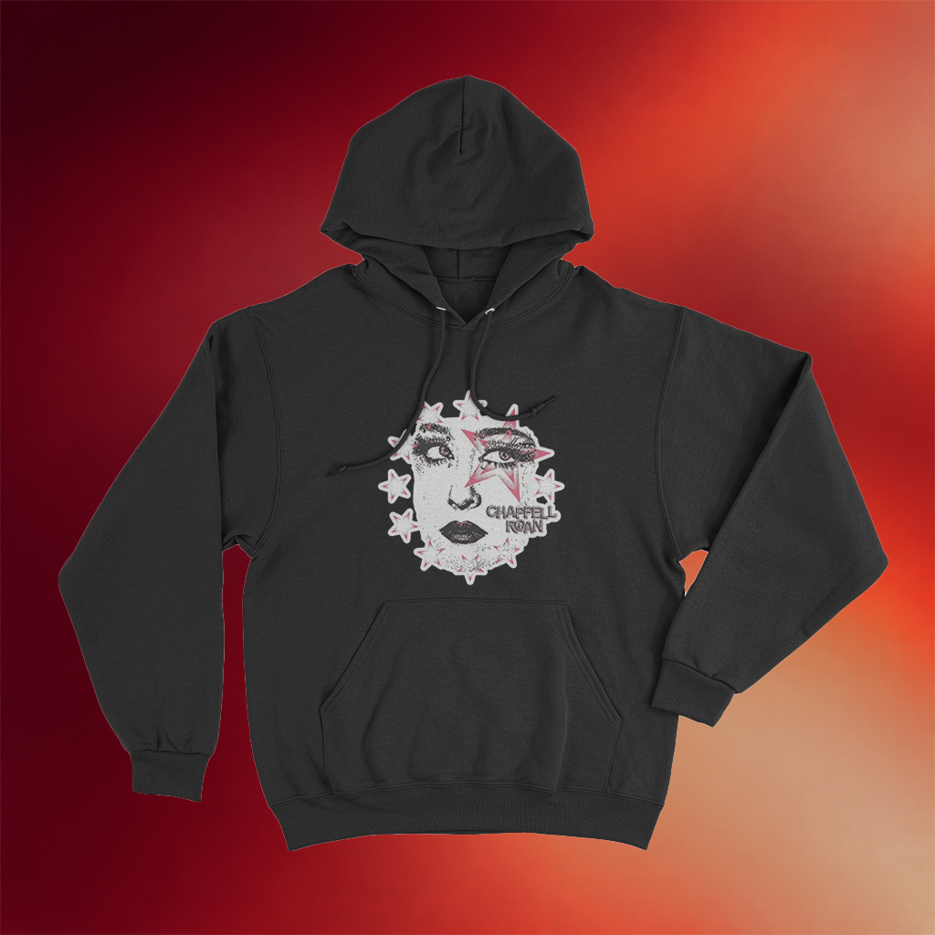 Chappell Roan Merch Star Portrait Hoodie Gifts For Music Lovers