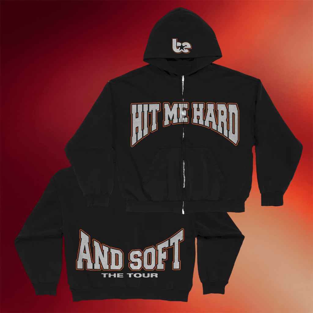 Billie Eilish Merch Hit Me Hard And Soft The Tour Zip Hoodie Gifts For Music Enthusiasts