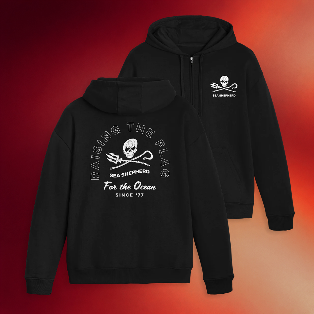 Sea Shepherd Merch 2026 Raising The Flag For The Ocean Zip Hoodie Ocean Protector Clothing Gift
