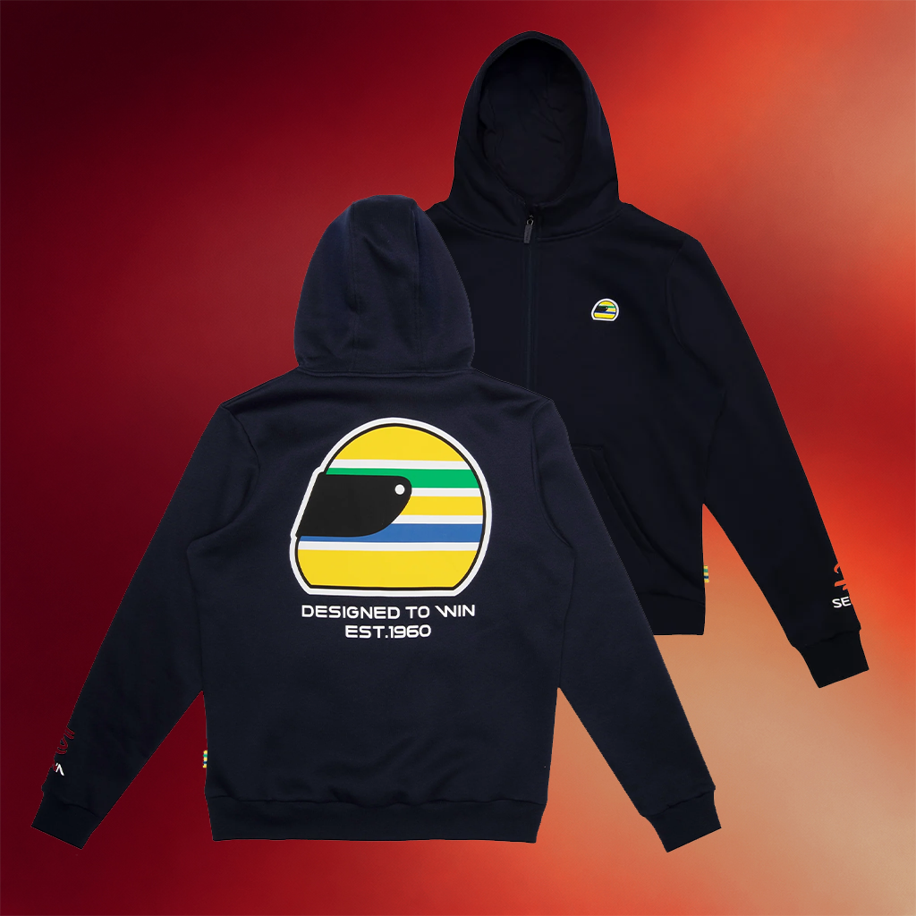 Senna Shop Merch Senna Helmet Zip Hoodie Good Gifts For Boyfriend