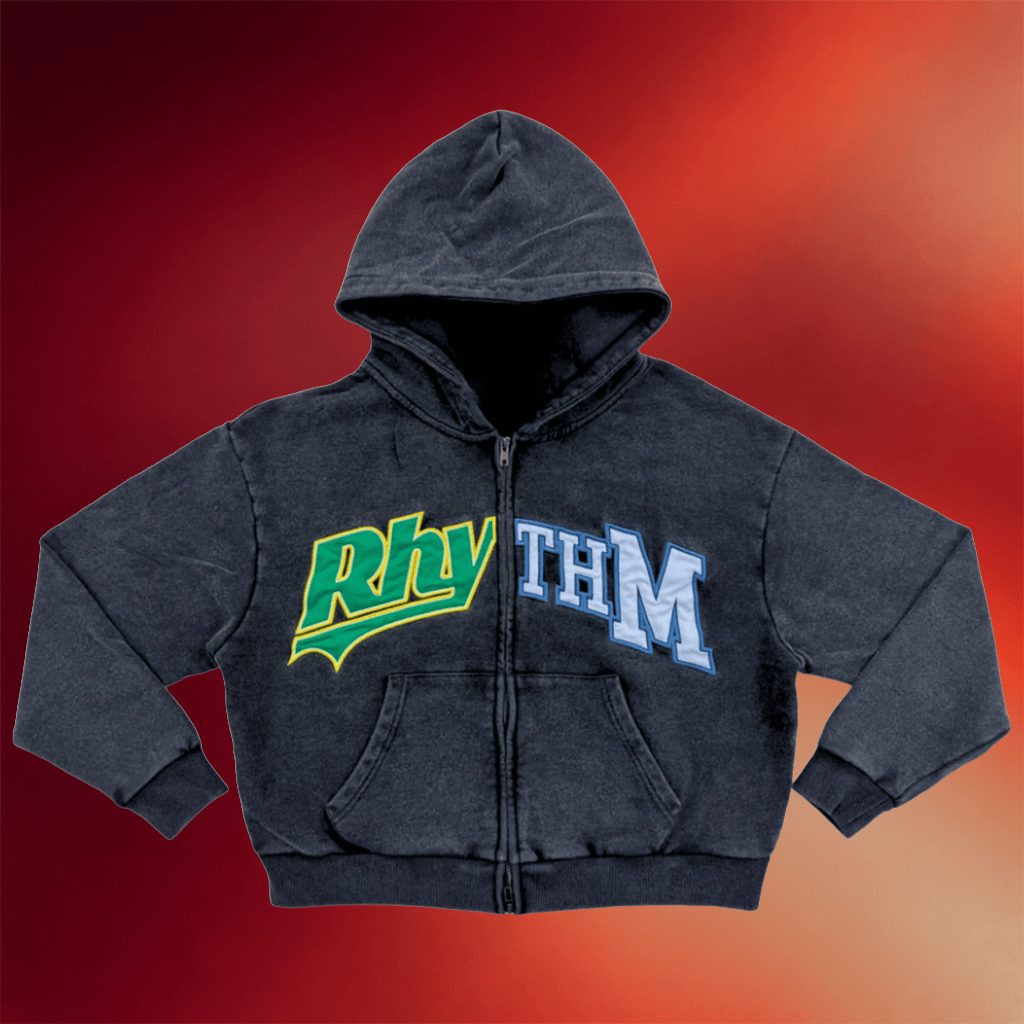 Elevation Rhythm Merch Rhythm Cropped Zip Hoodie Presents For Music Lovers