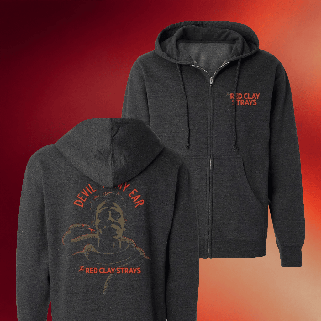 Red Clay Strays Merch RCS Tracks Devil In My Ear Zip Hoodie Gifts For Music Fans