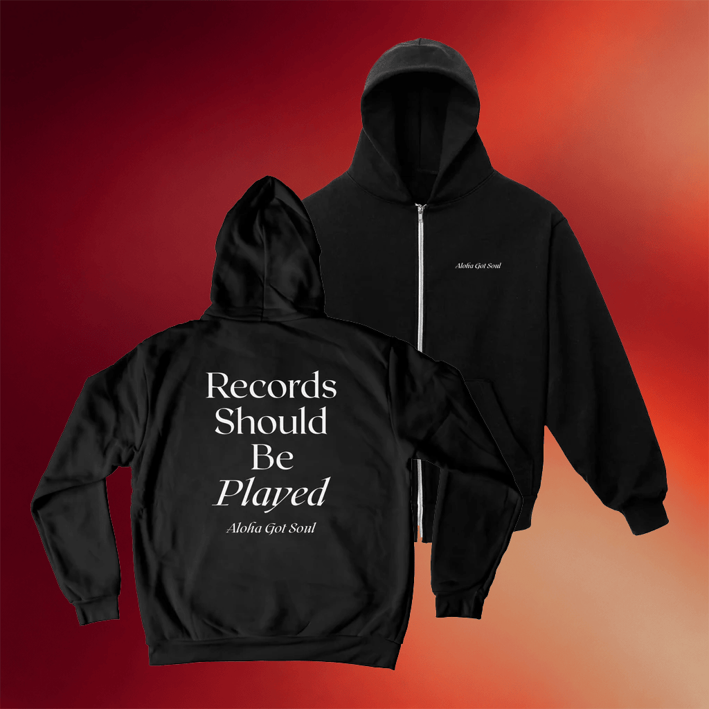 Aloha Got Soul Merch RSBP Zip Up Hoodie Records Should Be Played Hoodie Gifts For Brother