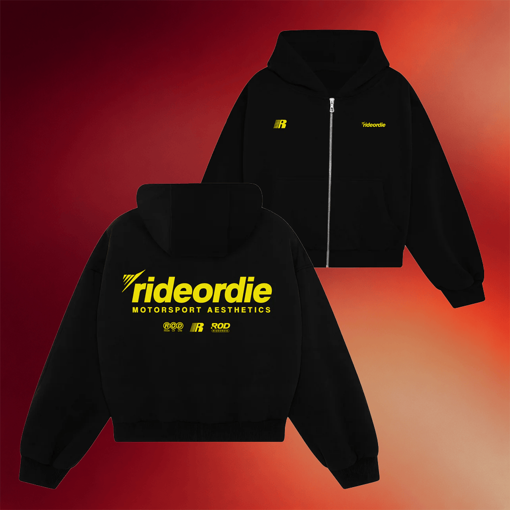 Rideordiemansion Merch 2026 Motorsport Aesthetics Zip Hoodie Gifts For Friends