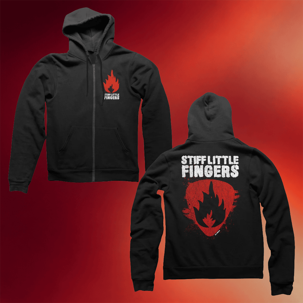 Stiff Little Fingers Merch 2026 Plectrum Zip Hoodie Birthday Gifts For Band Fans