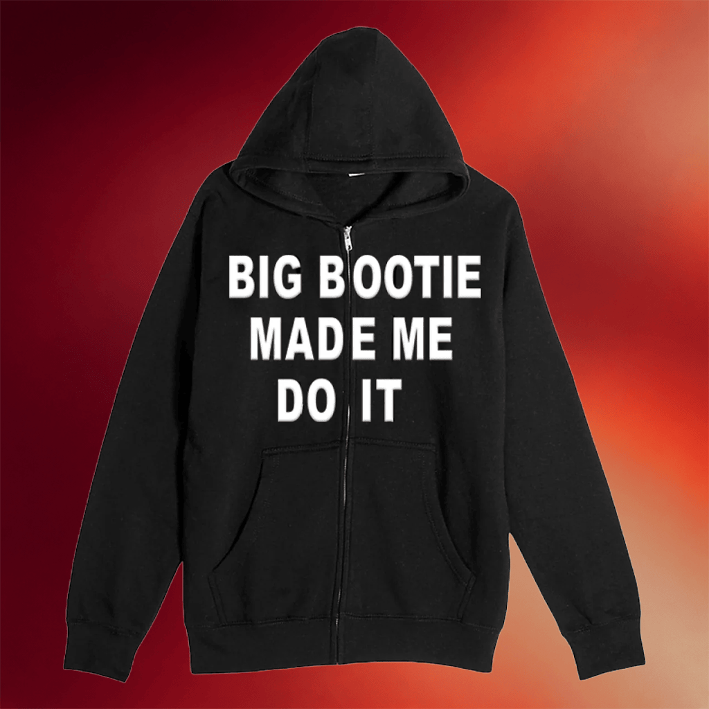 Two Friends Merch 2026 BBL Made Me Do It Zip Hoodie Black EDM Music Fan Apparel Gifts