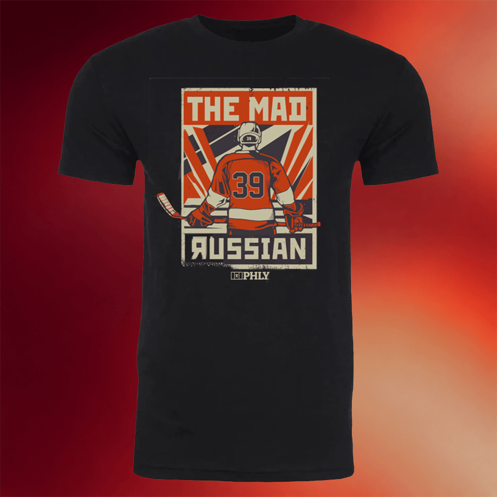 All City Network Merch 2026 PHLY The Mad Russian T-Shirt Presents For Hockey Fans