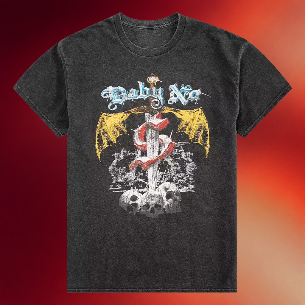 BBNOS Merch 2026 Winged Sword T-Shirt BBNOS Shirts Gifts For Rap Fans
