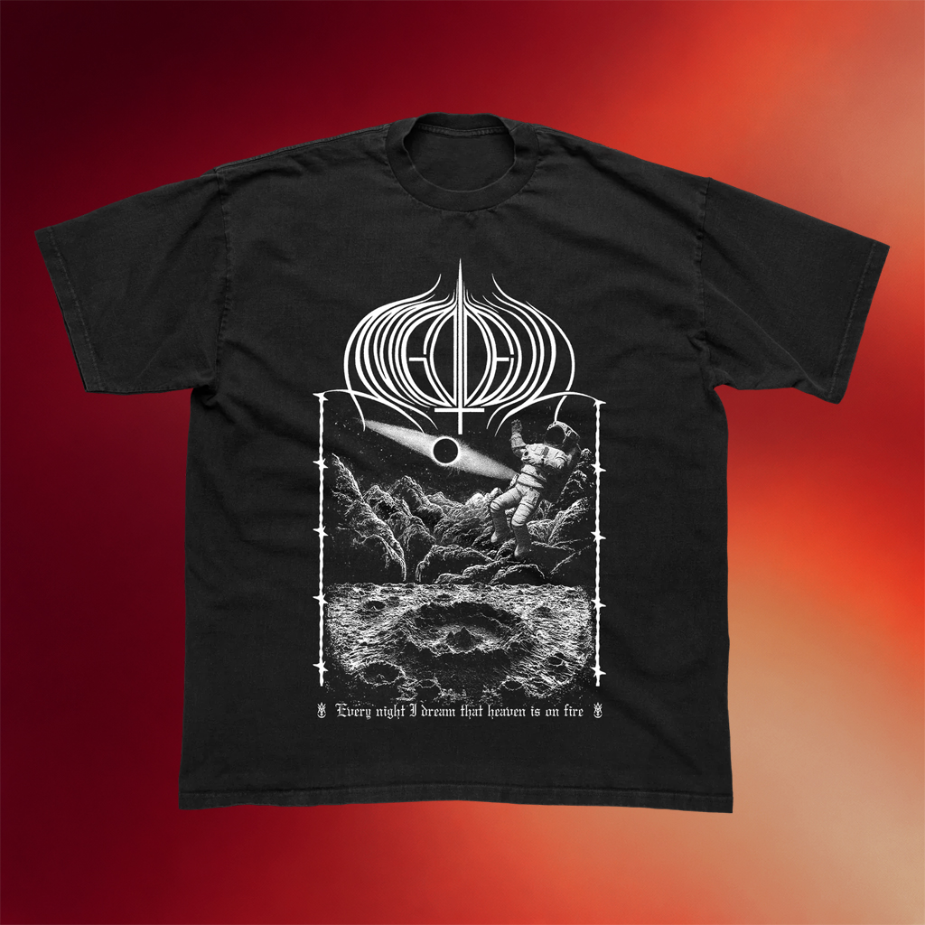 Amigo The Devil Merch Heavens On Fire Black T-Shirt Amigo The Devil Shirt Gifts For Dudes