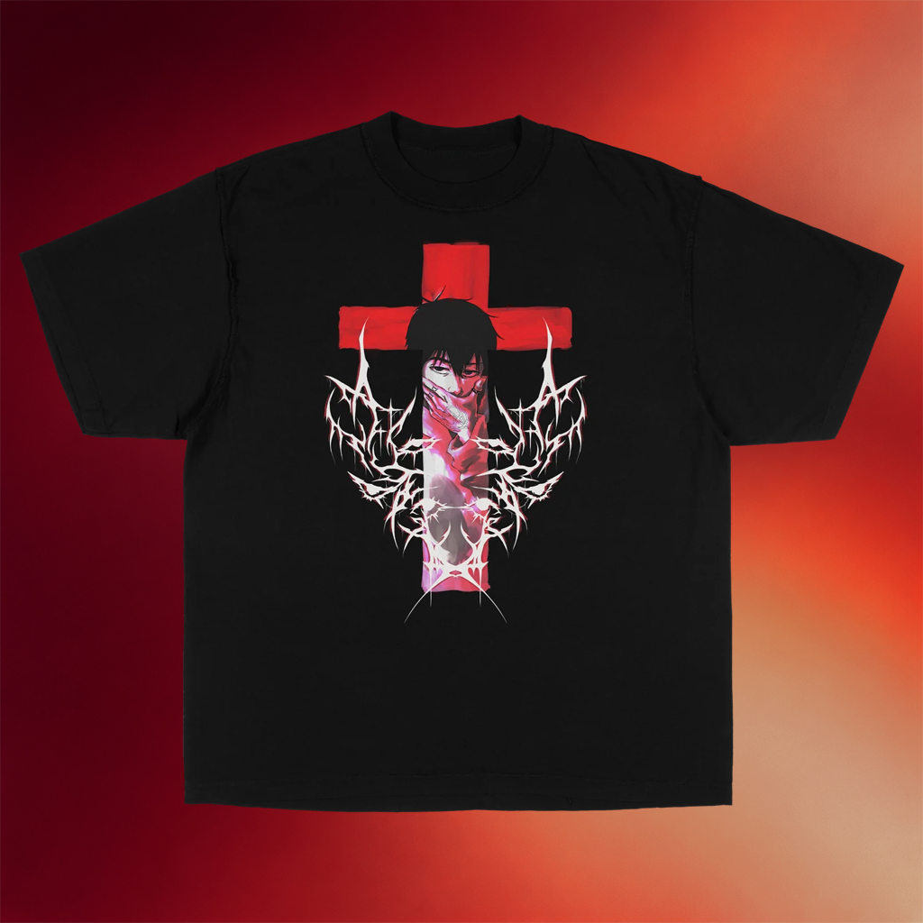 Anarchist Sanctuary Merch 2026 Cross T-Shirt Black Gift Ideas For Brothers