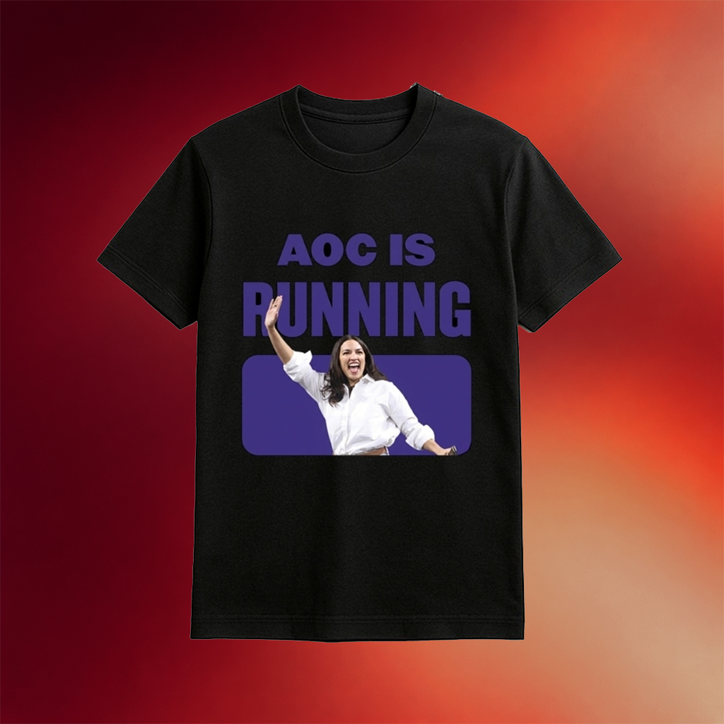 AOC Is Running For President 2028 Shirt Alexandria Ocasio Cortez 2028 For President T-Shirt